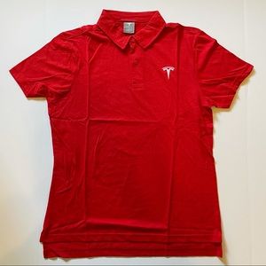 Tesla Men Polo Medium